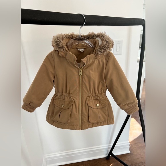 H&M Other - Baby Hooded Padder Parka Tan Beige